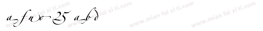 Zapfino Arabic字体转换